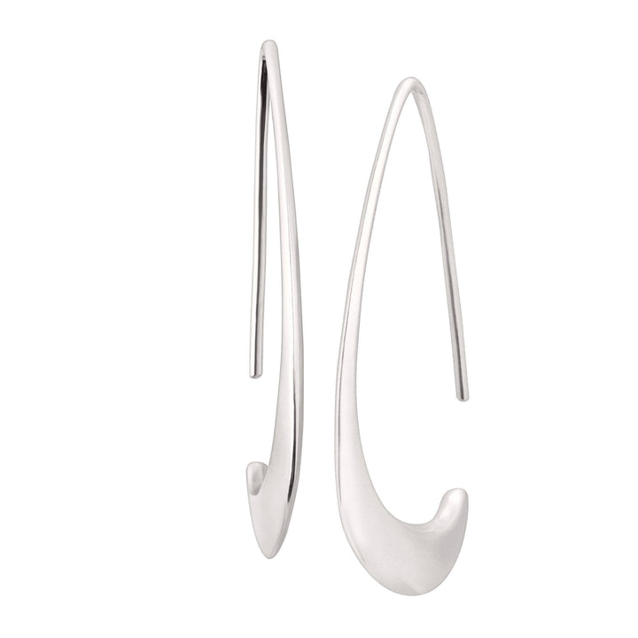 'Silhouette' Drop Earrings in Sterling Silver