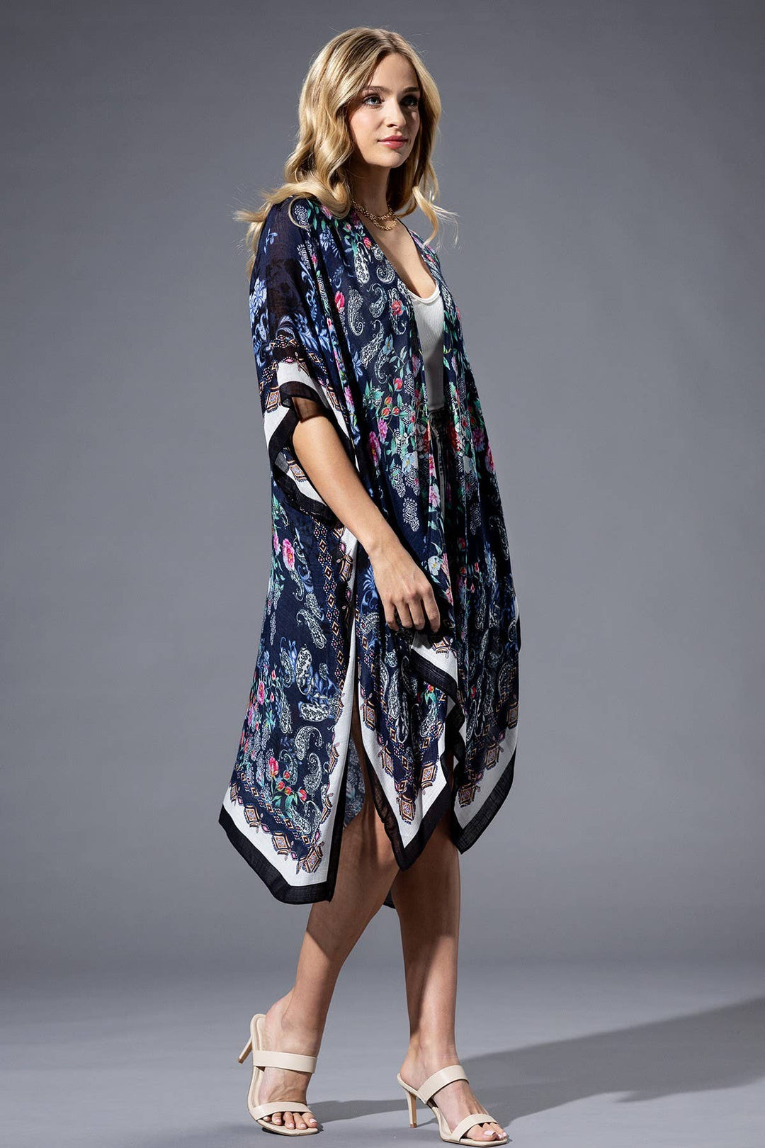 Rose Paisley Kimono