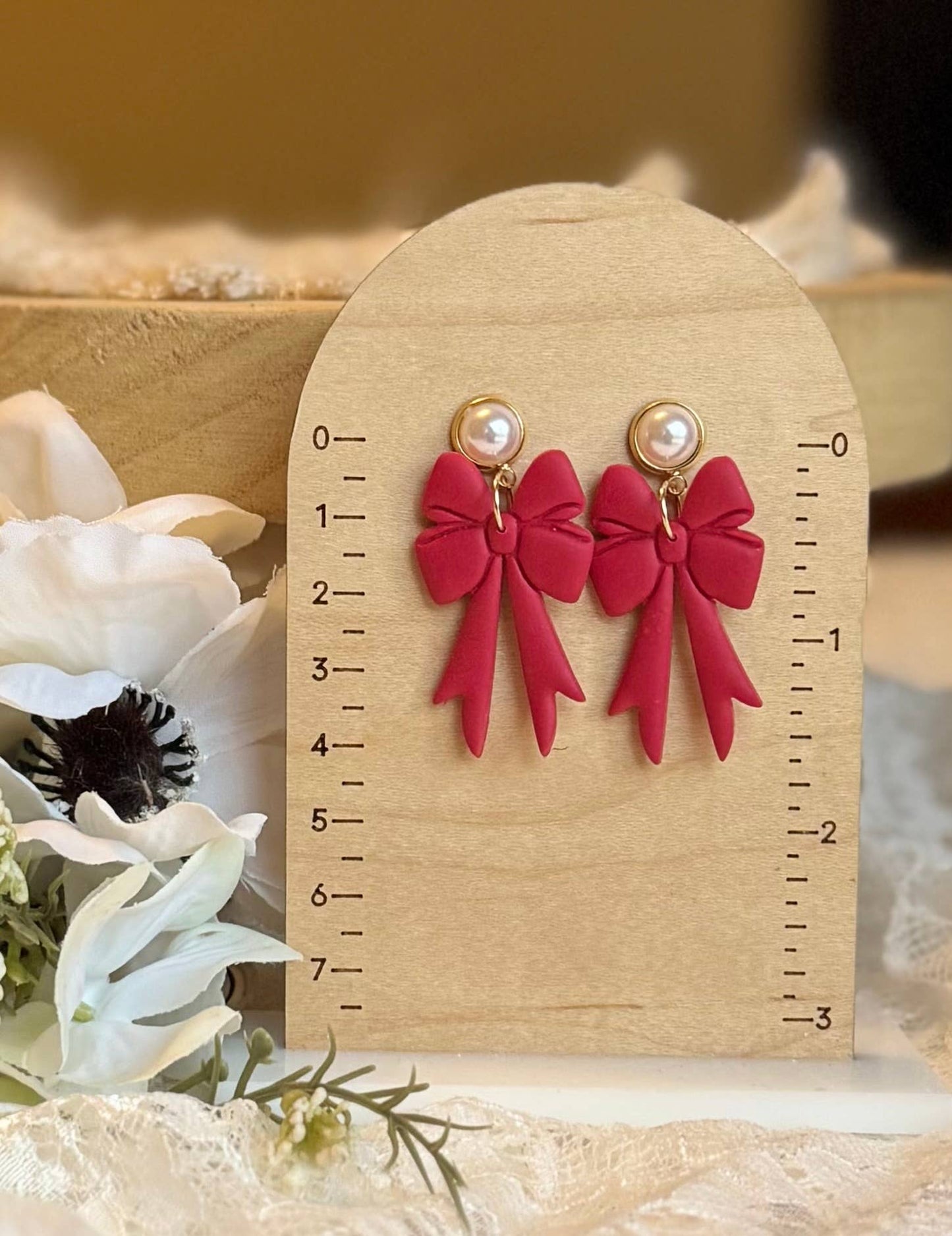 Bow Earrings | Valentine’s Day Earrings 