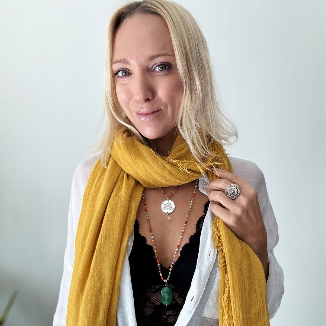 "Remember Who The Fuck You Are" Lotus Original Necklace