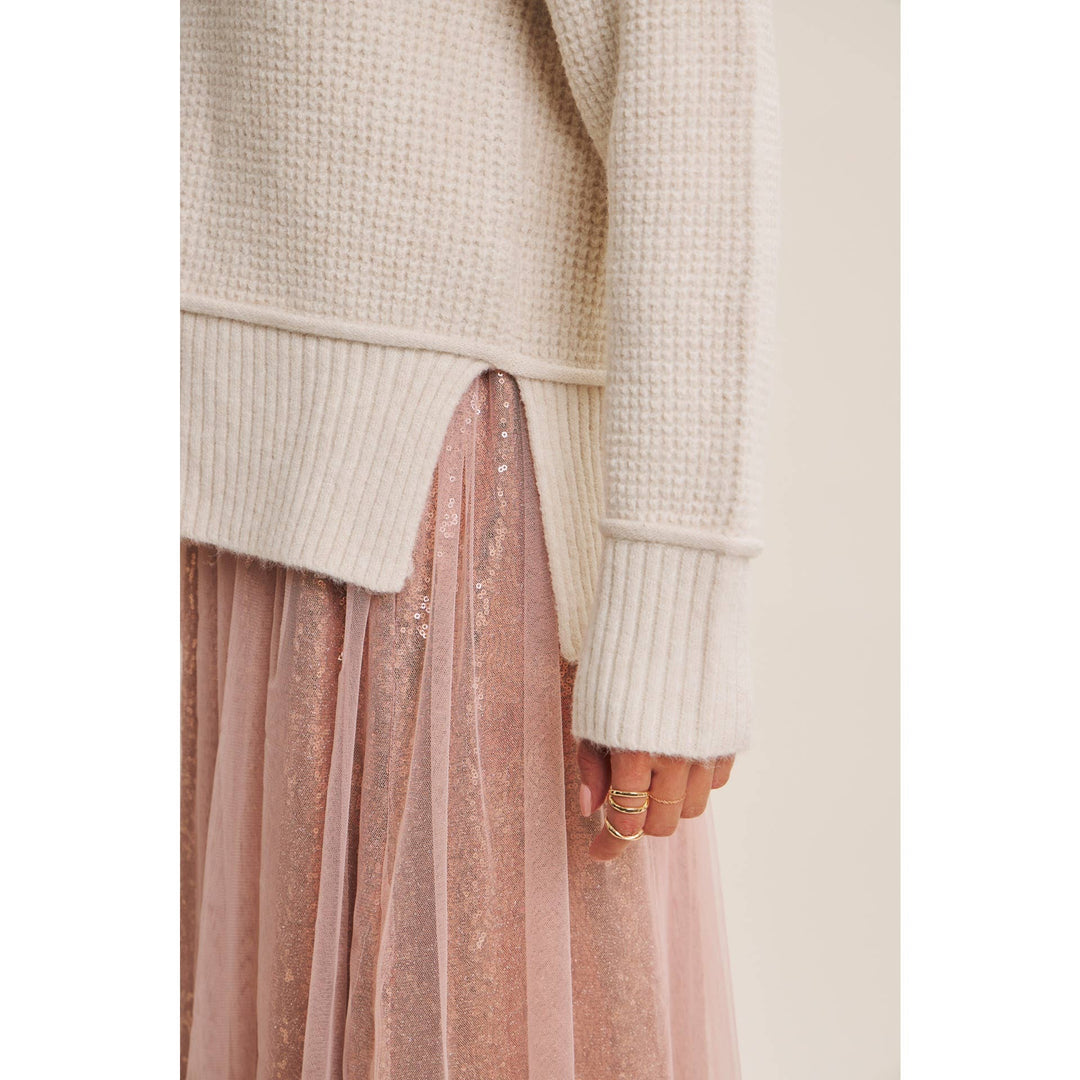 Recycled Blend Knit Sweater – Sustainable Cozy Style