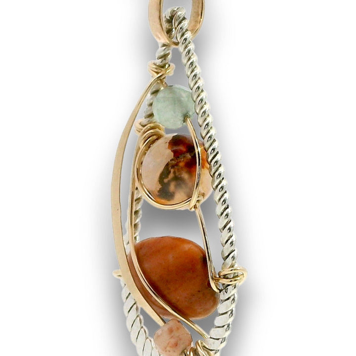 Jupiter Jasper Mini Drop Pendant Necklace
