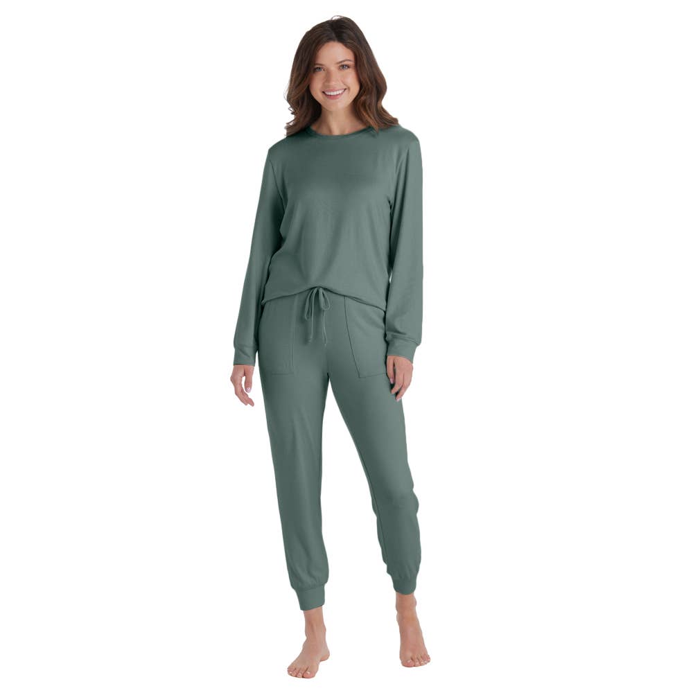 Dream Jersey Crew Neck Lounge Set - Oprah's Fave