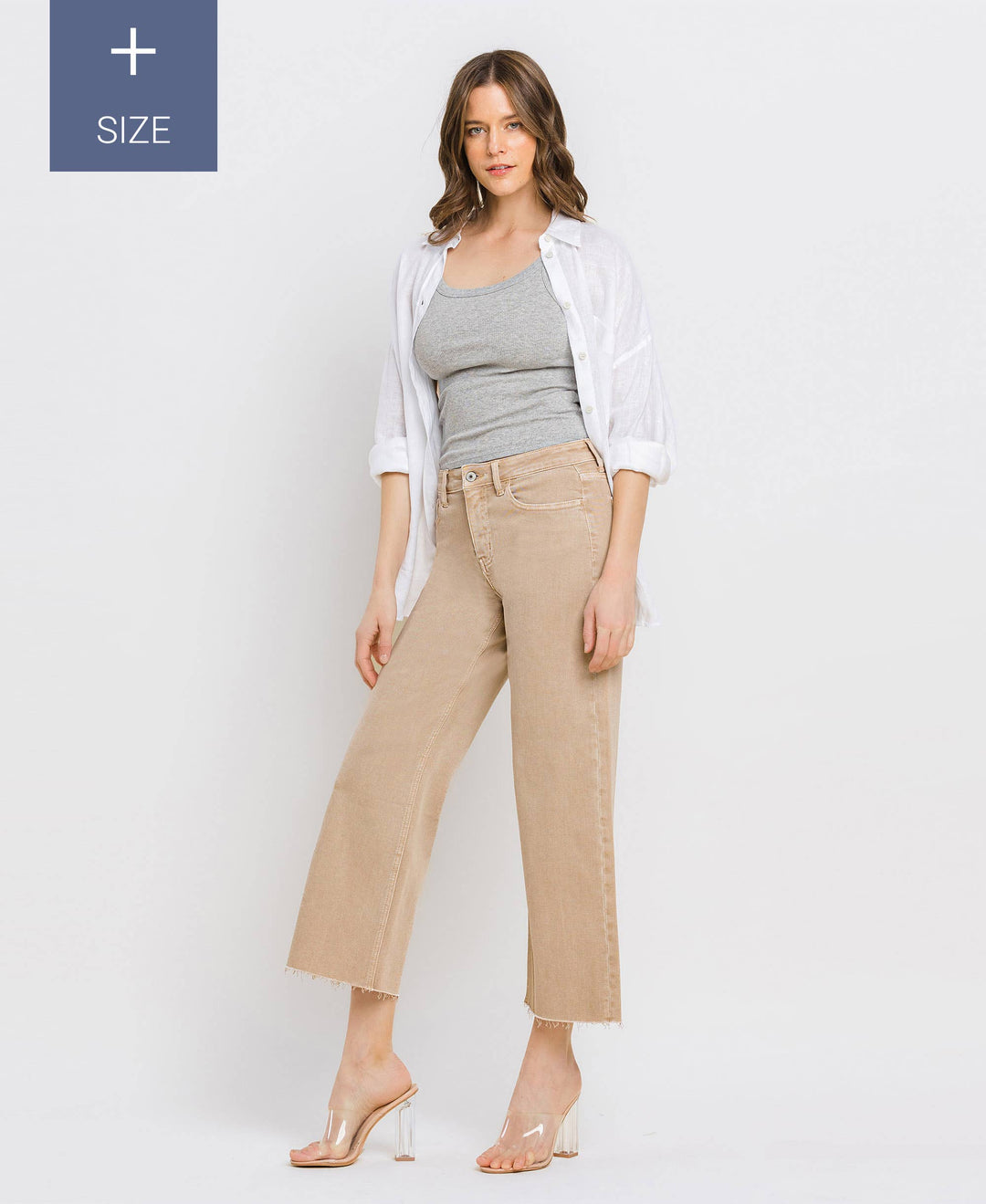 Olivia Wide Leg Jeans | Plus