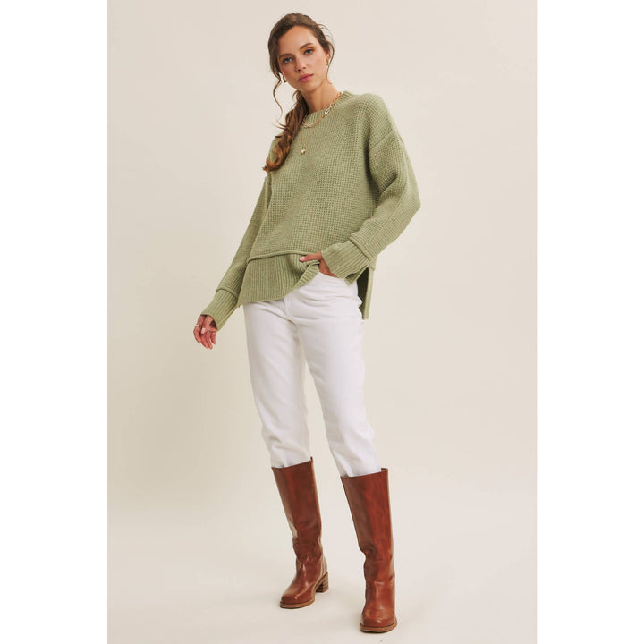 Recycled Blend Knit Sweater – Sustainable Cozy Style