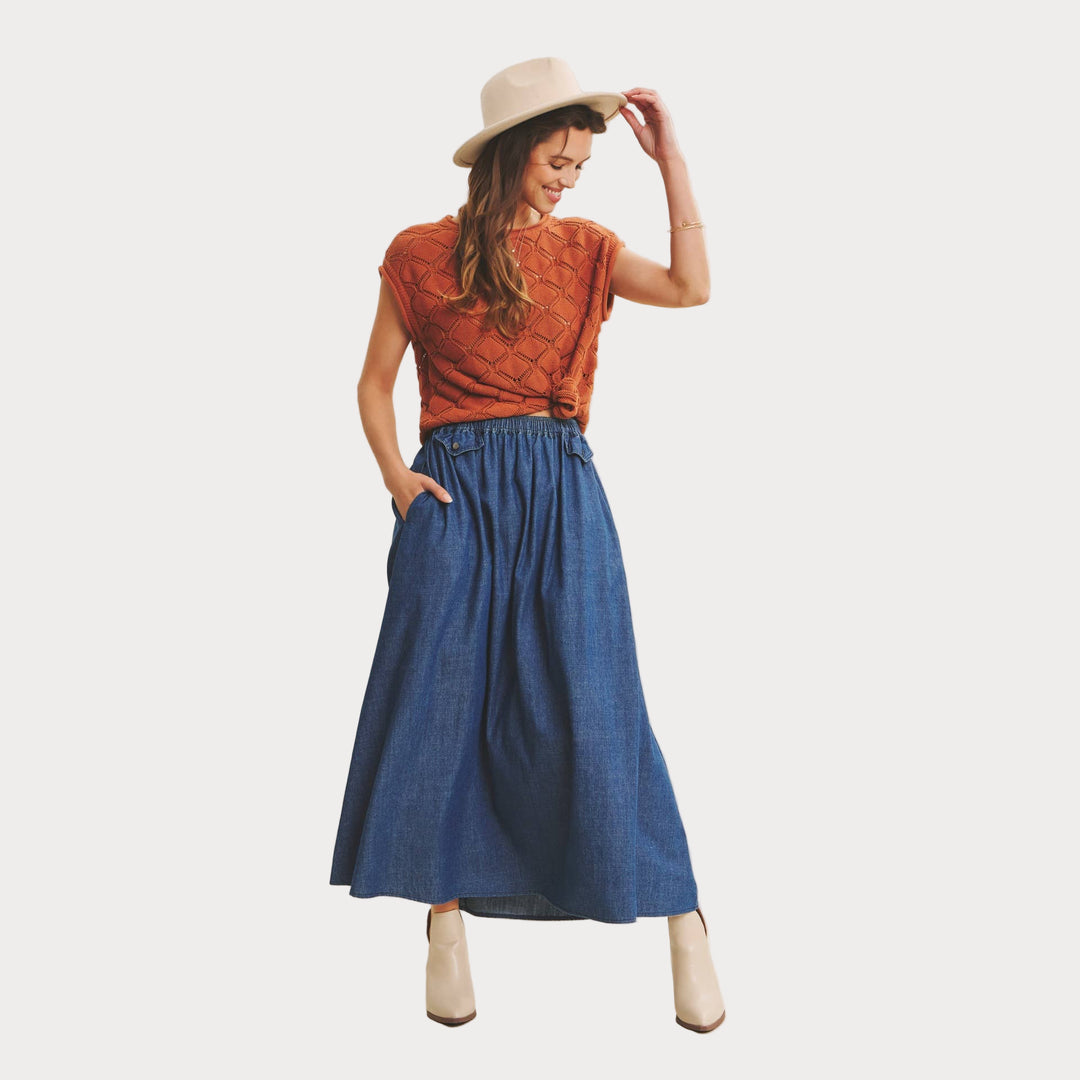 Timeless Textured Cable-Knit Top