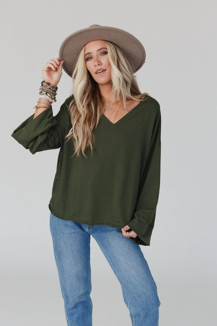 Love It V Neckline Top