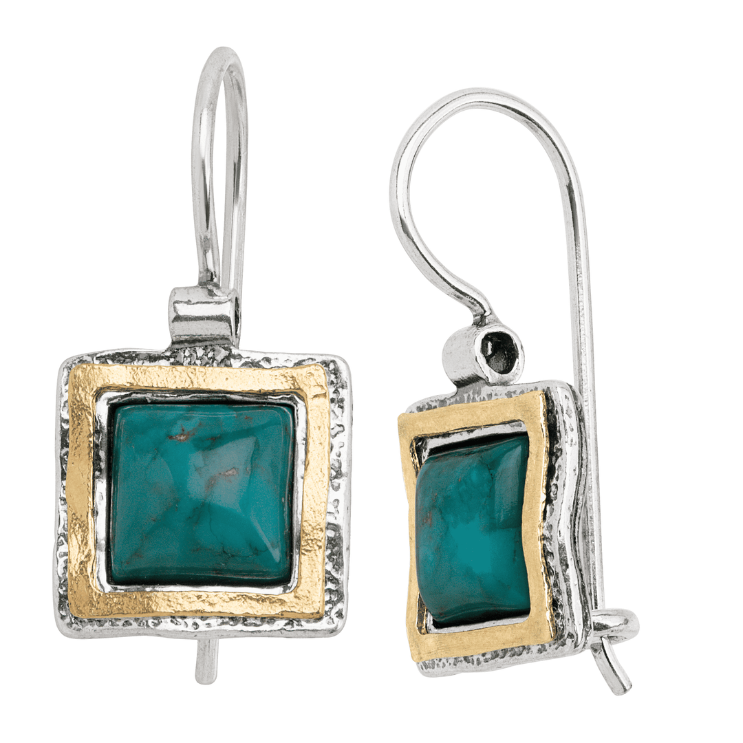 'Emerald Lake' Turquoise Earrings