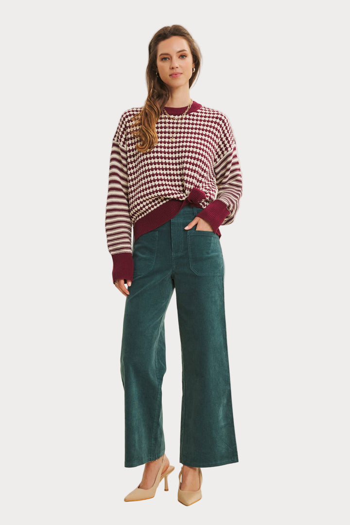 Cozy Textured Pullover Sweater