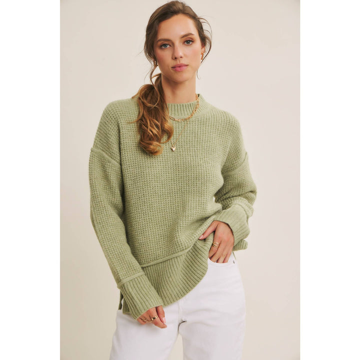 Recycled Blend Knit Sweater – Sustainable Cozy Style