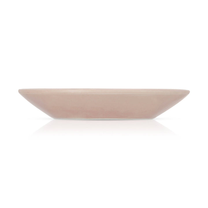 side view of dish
