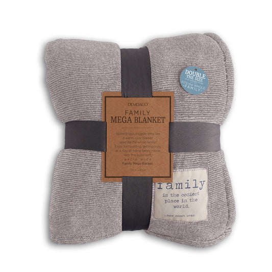 Together Time Family Mega Blanket - Warm Grey