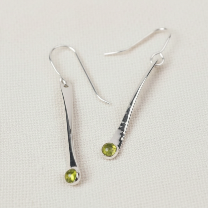Curved Stem Dangle Earring