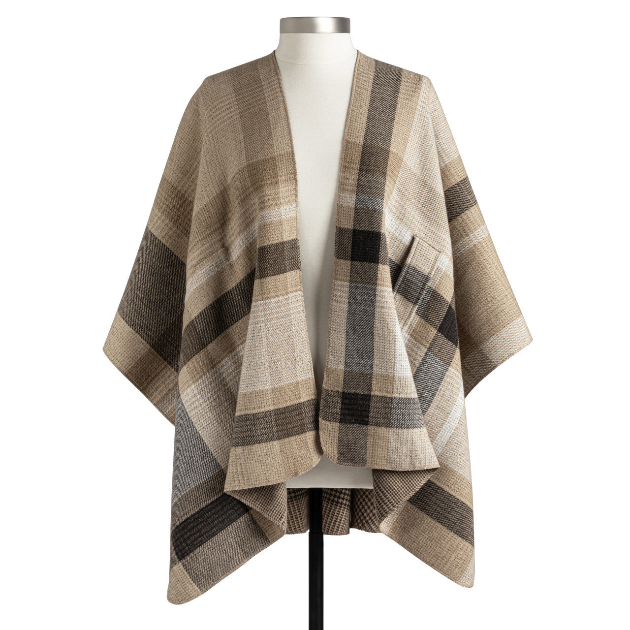 Plaid Reversible Wrap