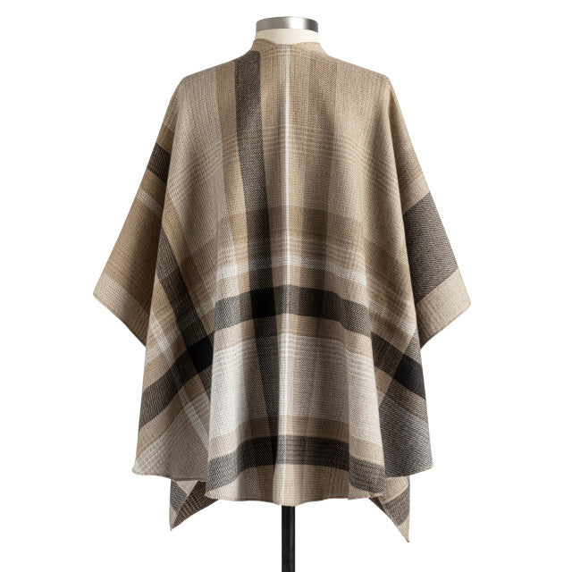 Plaid Reversible Wrap