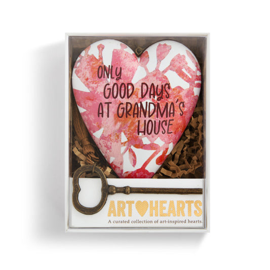 Art Heart - Only Good Days at Grandma's