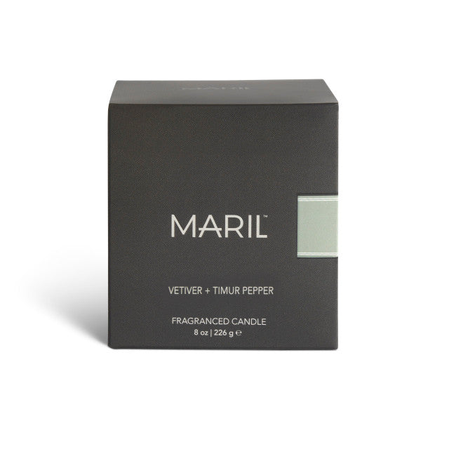 Vetiver + Timur Pepper 8 oz. Candle