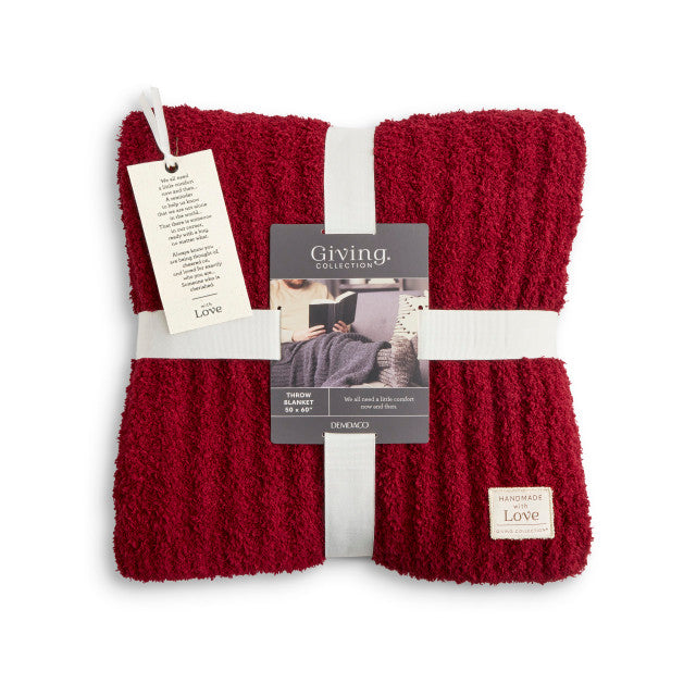 Ribbed Blanket - Red