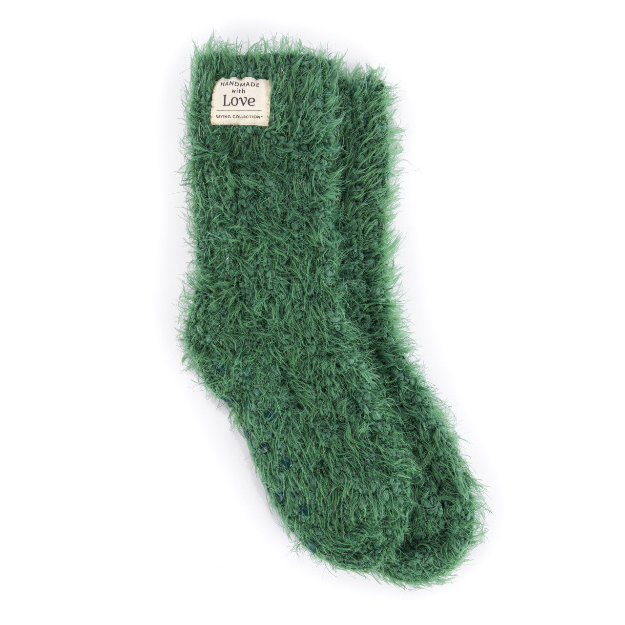 Women's Fuzzy Giving Socks with Grippers - Giving Collection