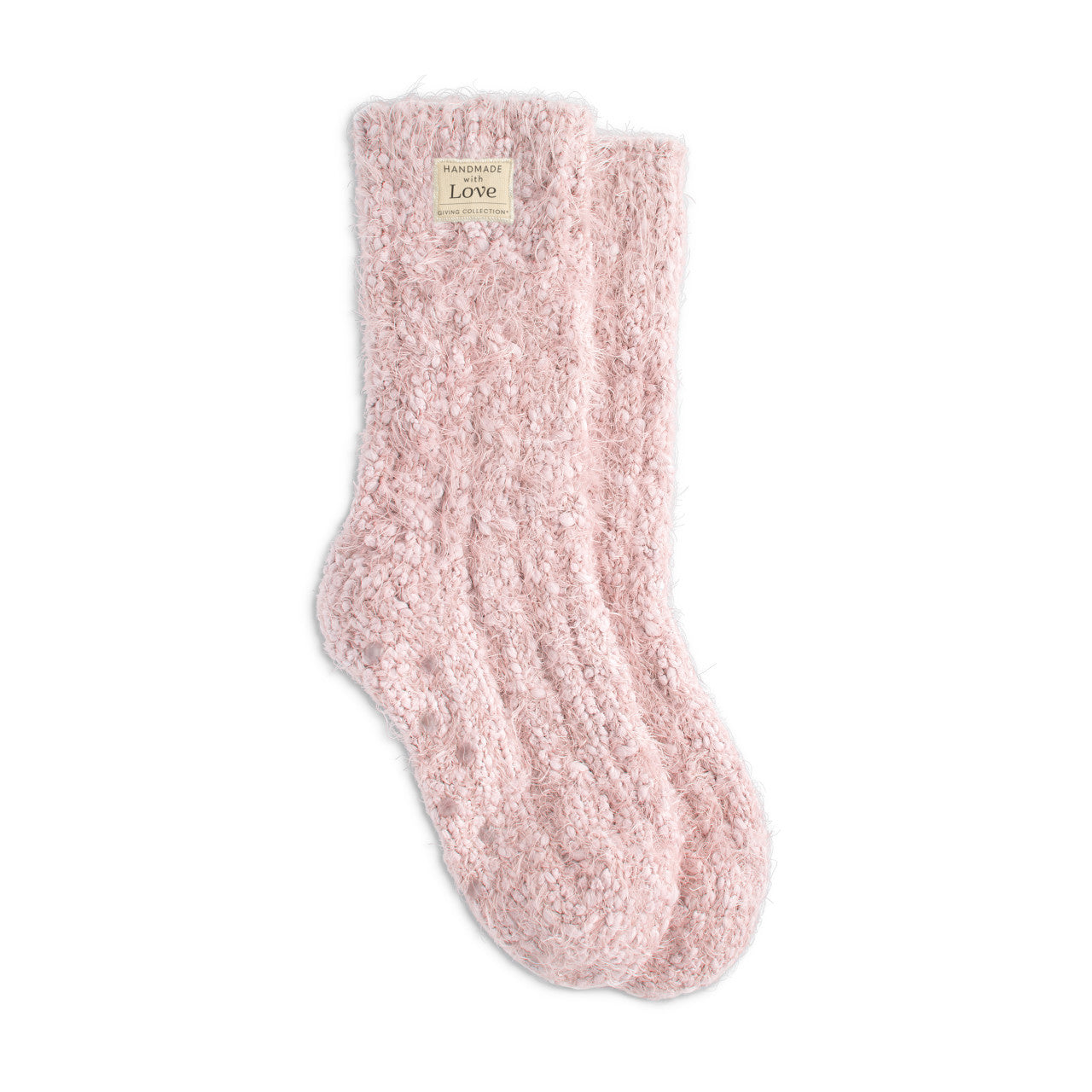 Women's Fuzzy Giving Socks with Grippers - Giving Collection