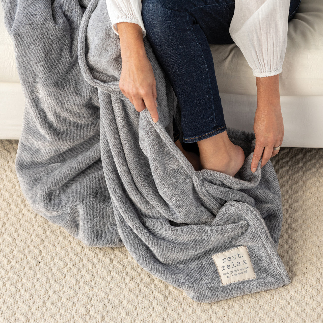 Me Time Foot Pocket Blanket