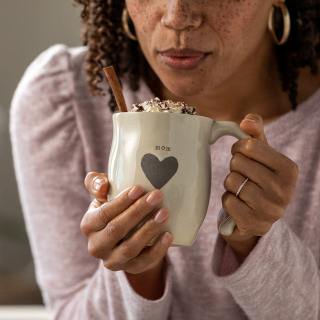 Mom Heart Mug