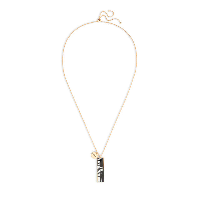 ArtLifting Necklace - Bold Black and White