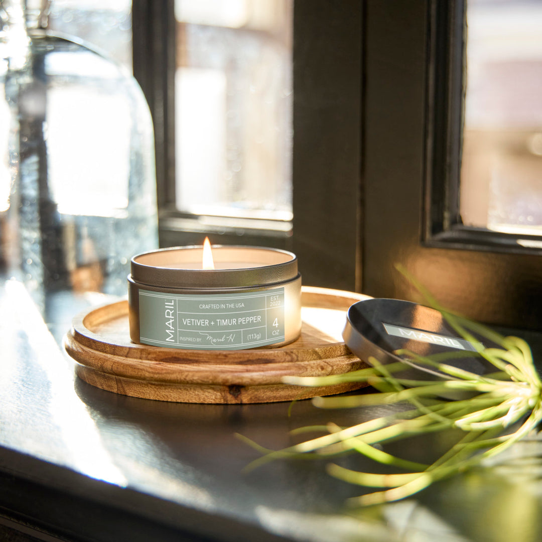 Vetiver + Timur Pepper - 4oz